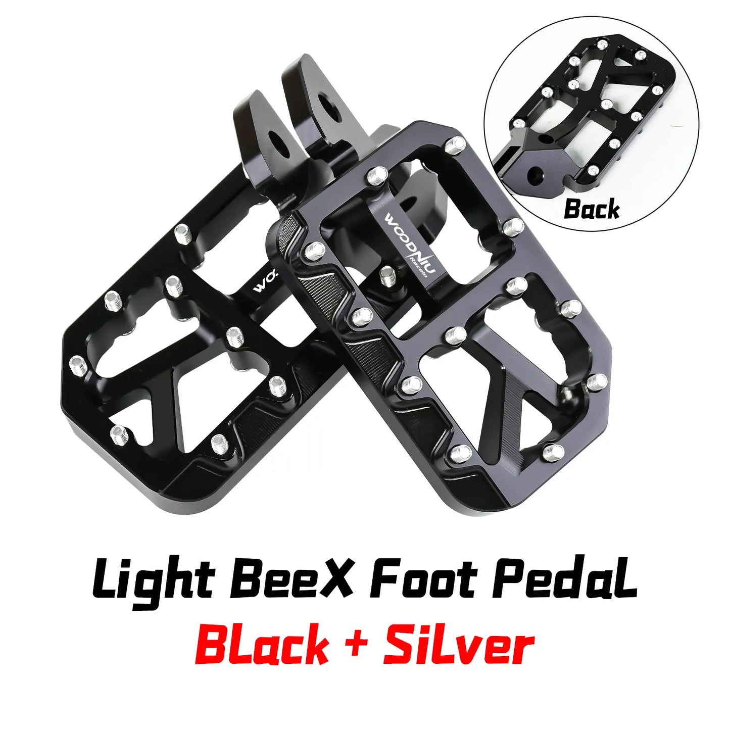SILVER PEGS W/ TITANIUM BOLTS