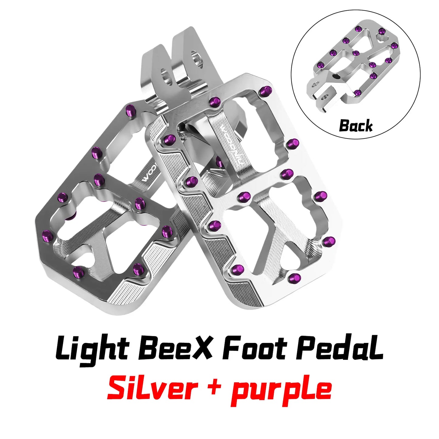 SILVER PEGS W/ TITANIUM BOLTS